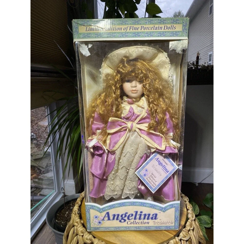 Angelina Collection Porcelain Doll  LTD Edition COA 2001 Timeless Treasures 16”